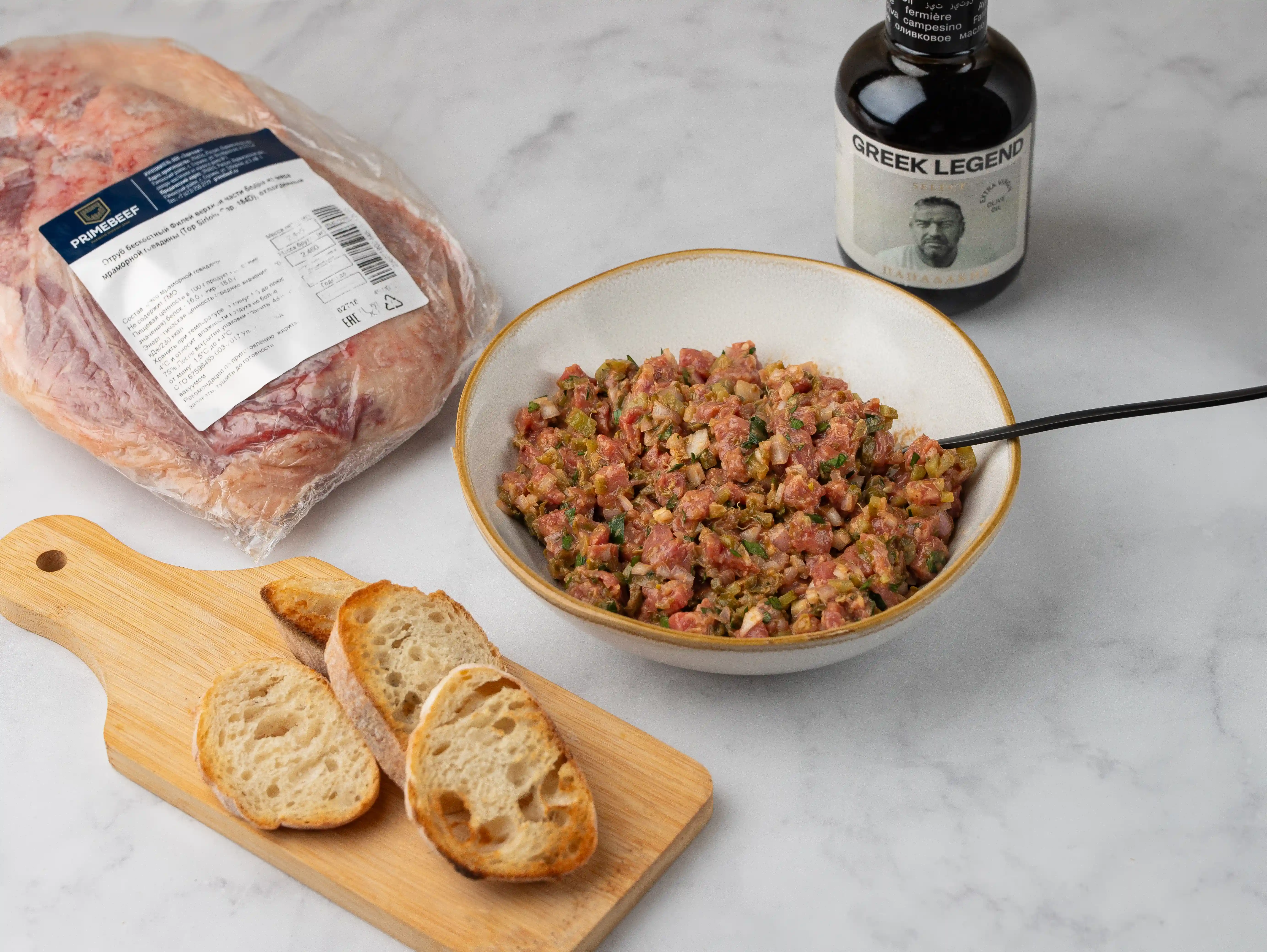 Шаг 3: Приготовление тартарной массы